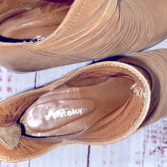 Antelope brown leather booties size 36 - Picture 6 of 9